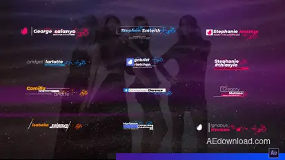 Creative and Modern Lower Thirds Elements template preview