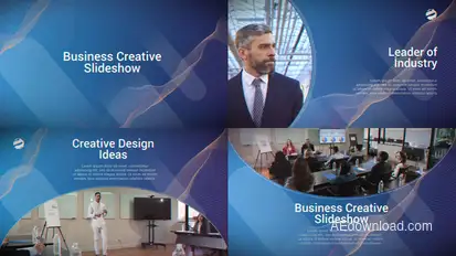 Creative Business Slideshow Video Displays template preview