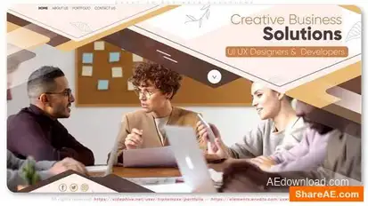 Creative Business Solution Openers template preview