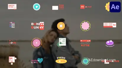 Creative Cartoon Titles for After Effects Titles template preview