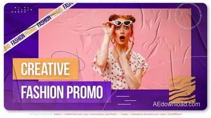 Creative Fashion Opener broadcast-packages template preview