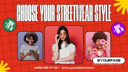 Creative Fashion Sale Slider Promo Product Promo template preview