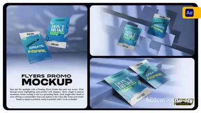Creative Flyer Video Mockup Product Promo template preview