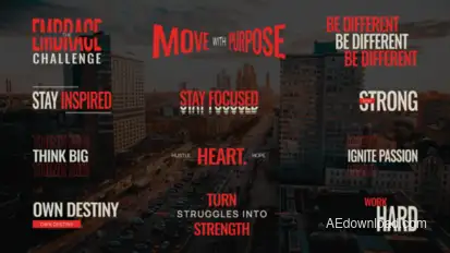 Creative Kinetic Text Titles Titles template preview