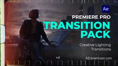 Creative Lighting Transitions broadcast-packages template preview