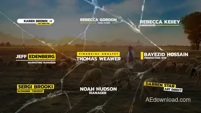 CreatIve Lower Thirds Elements template preview