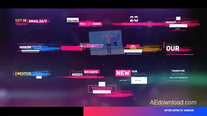 Creative Modern Titles Titles template preview