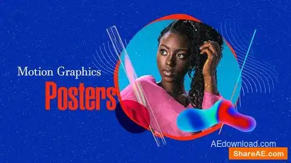 Creative Motion Graphics Posters Openers template preview