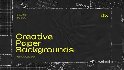 Creative Paper Backgrounds Elements template preview