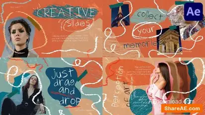 Creative Scribble Scenes for After Effects Openers template preview