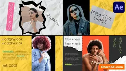 Creative Slides for After Effects Openers template preview