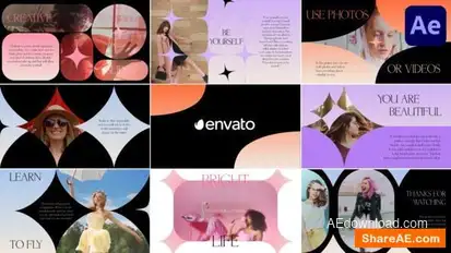 Creative Slides for After Effects Openers template preview