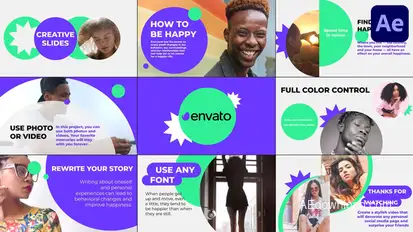 Creative Slides for After Effects Openers template preview