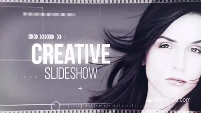 Creative Slideshow Video Displays template preview