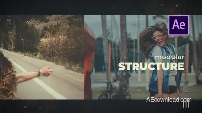 Creative Slideshow Video Displays template preview