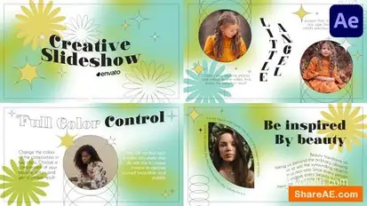 Creative Slideshow for After Effects Openers template preview