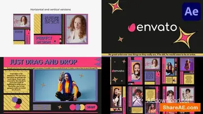Creative Slideshow for After Effects Openers template preview