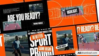 Creative Sport Promo After Effect Template Openers template preview