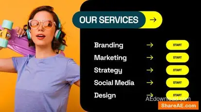 Creative Studio Slideshow Openers template preview