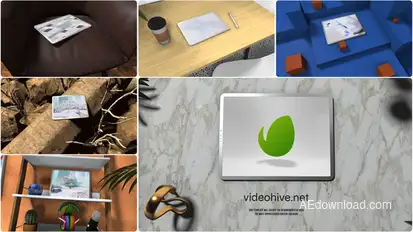 Creative Tablet Mockup Promo Logo Stings template preview