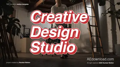 Creative Text Animation Titles template preview