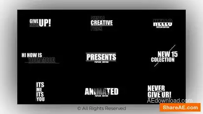 Videohive Creative Titles | After Effects 46492069 Titles template preview