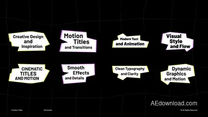 Creative Titles | After Effects Titles template preview