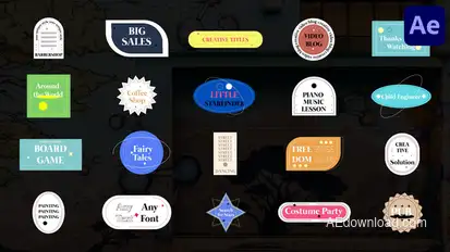 Creative Titles for After Effects Titles template preview