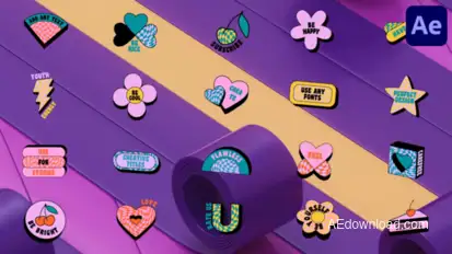 Creative Titles for After Effects Titles template preview