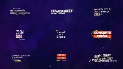 Creative Titles V3.0 | AE Titles template preview