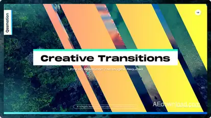 Creative Transitions Elements template preview