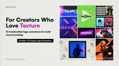 Creative Typo Logo Kit Openers template preview