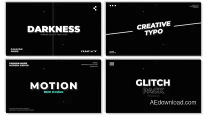 Creative Typo Titles Titles template preview