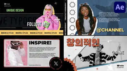 Creative Urban Typography for After Effects Titles template preview