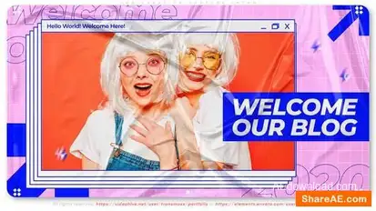 Creative Youtube Intro Openers template preview