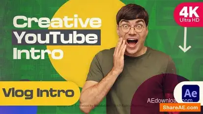 Creative YouTube Intro || Vlog Intro Openers template preview