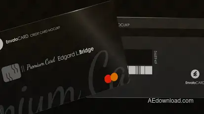Credit Card Product Promo template preview