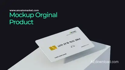 Credit Card Mockup Product Promo template preview
