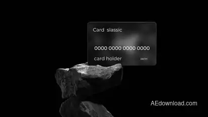 Credit Card Mockup Product Promo template preview