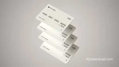 Credit Card Mockup Product Promo template preview