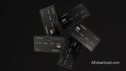 Credit Card Mockup Product Promo template preview