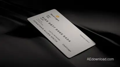 Credit Card Mockup Product Promo template preview