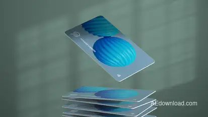 Credit Card Mockup Product Promo template preview