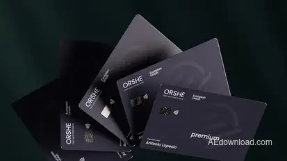 Credit Card Mockup Product Promo template preview