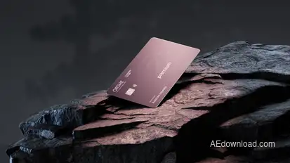 Credit Card Mockup Product Promo template preview