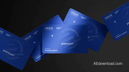 Credit Card Mockup Product Promo template preview