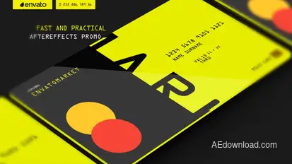Credit Card Promo Product Promo template preview
