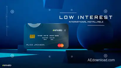 Credit Card Promo V.2 Product Promo template preview