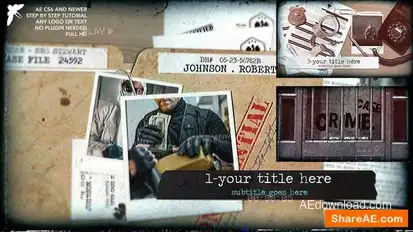 Crime Case Openers template preview