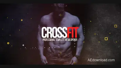 CrossFit Promo Video Displays template preview